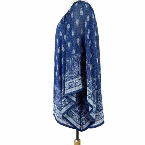 New Directions Blouse Flowing Sleeves Size XL - Picture 2 of 6